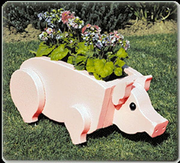 Pig Planter Plans