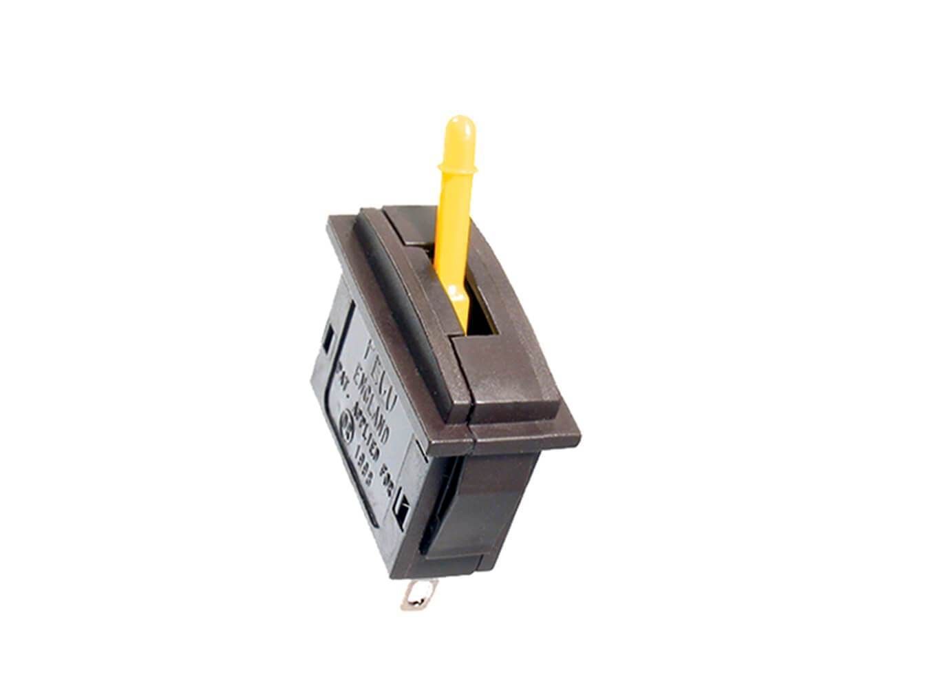 Peco Passing Contact Switch Yellow Lever