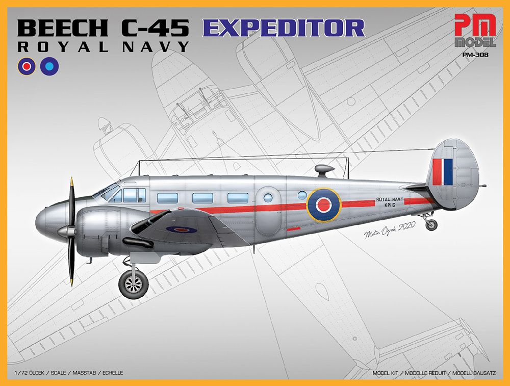 PM Models 1/72 Scale Beech C-45 Expeditor Model Kit