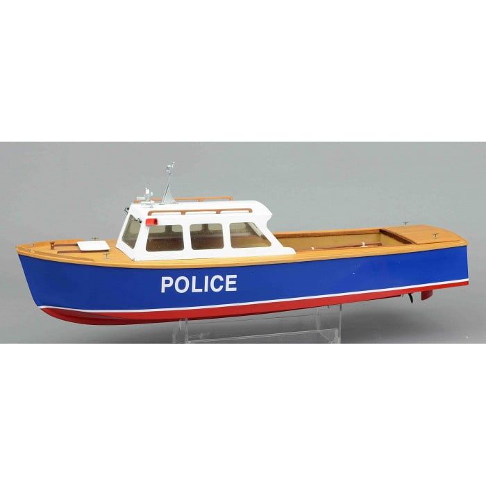 Police Launch Model Boat Kit