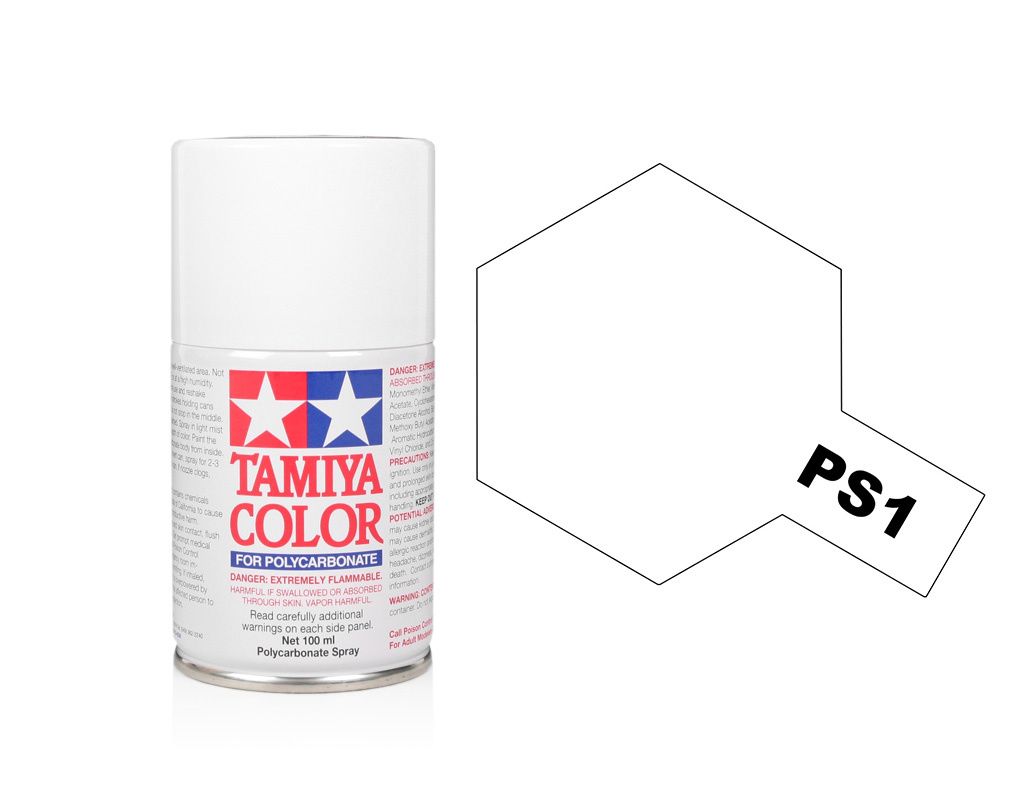 Tamiya Polycarbonate Spray Paint (100ml) - White