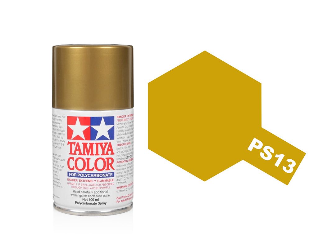 Tamiya Polycarbonate Spray Paint (100ml) - Gold
