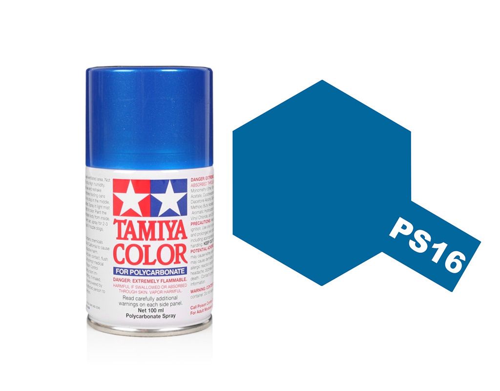 Tamiya Polycarbonate Spray Paint (100ml) - Metallic Blue