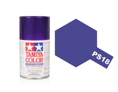 Tamiya Polycarbonate Spray Paint (100ml) - Metallic Purple