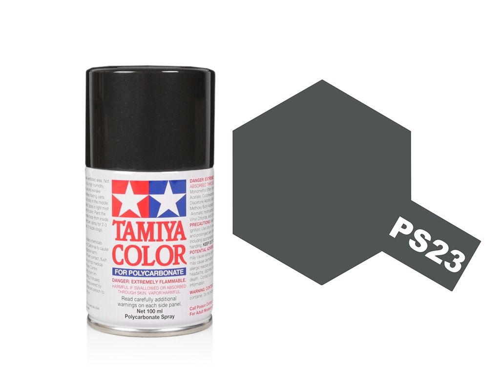 Tamiya Polycarbonate Spray Paint (100ml) - Gun Metal