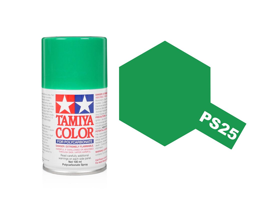 Tamiya Polycarbonate Spray Paint (100ml) - Bright Green
