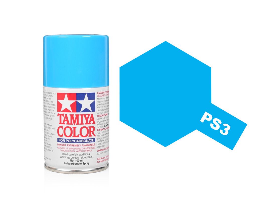 Tamiya Polycarbonate Spray Paint (100ml) - Light Blue