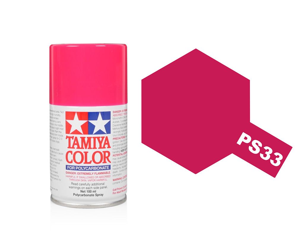 Tamiya Polycarbonate Spray Paint (100ml) - Cherry Red