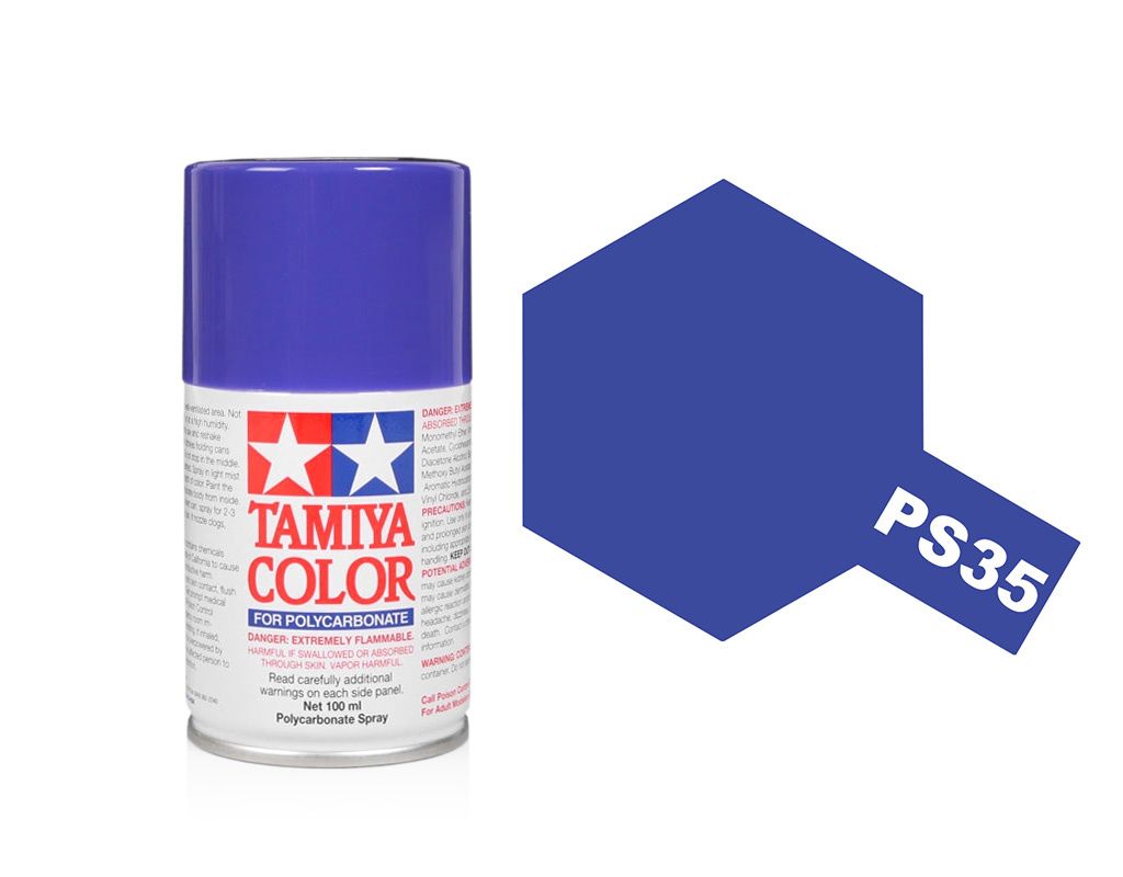 Tamiya Polycarbonate Spray Paint (100ml) - Violet Blue