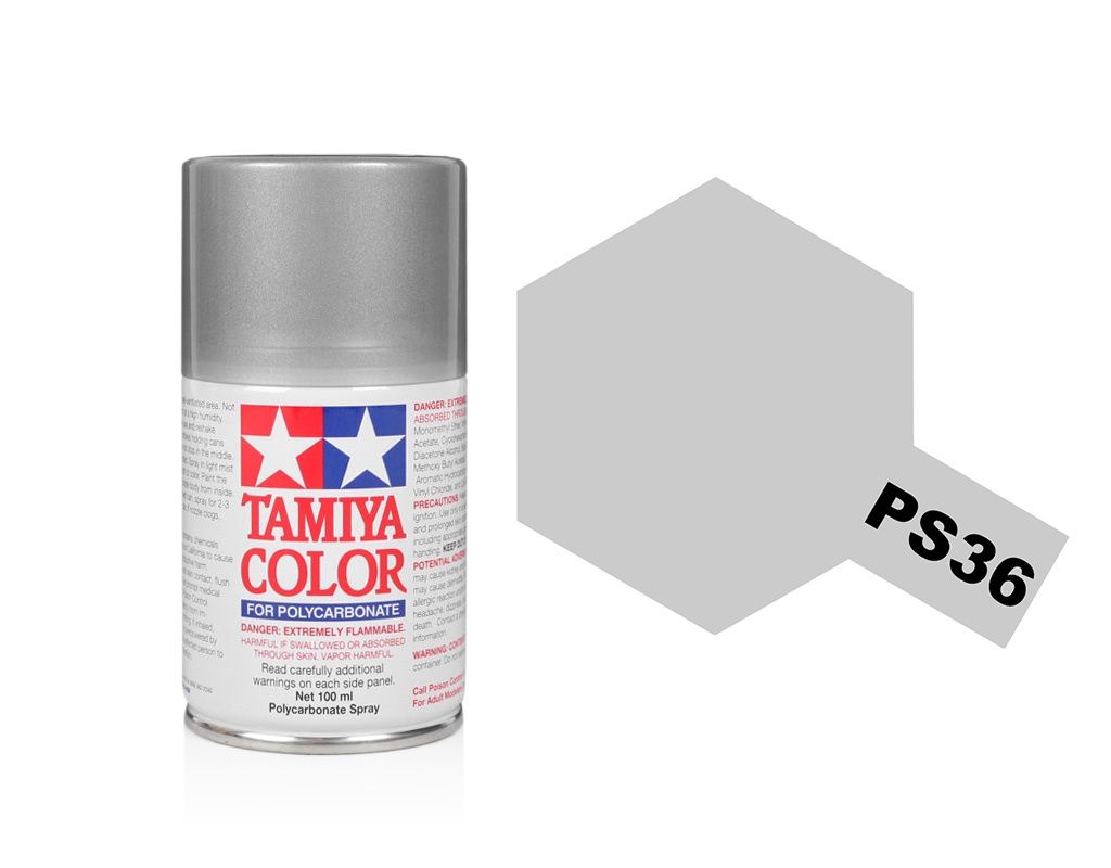 Tamiya Polycarbonate Spray Paint (100ml) - Silver