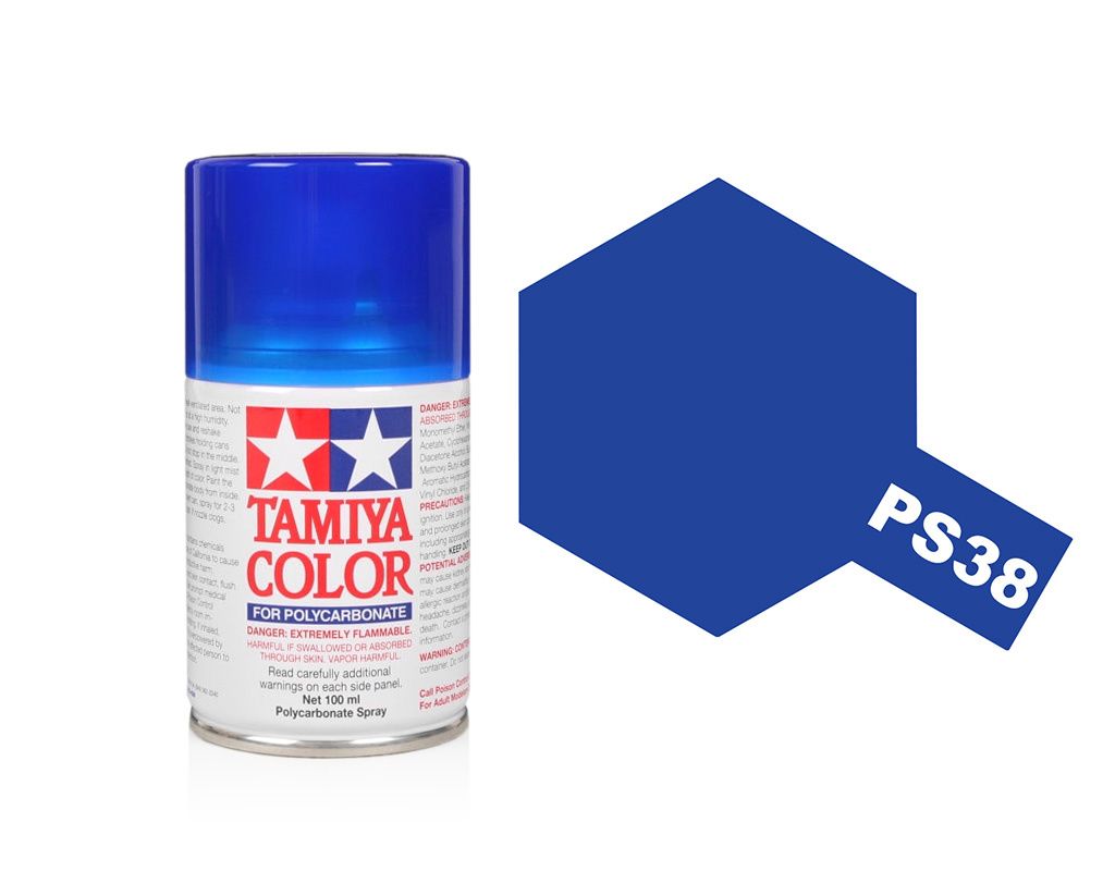 Tamiya Polycarbonate Spray Paint (100ml) - Translucent Blue