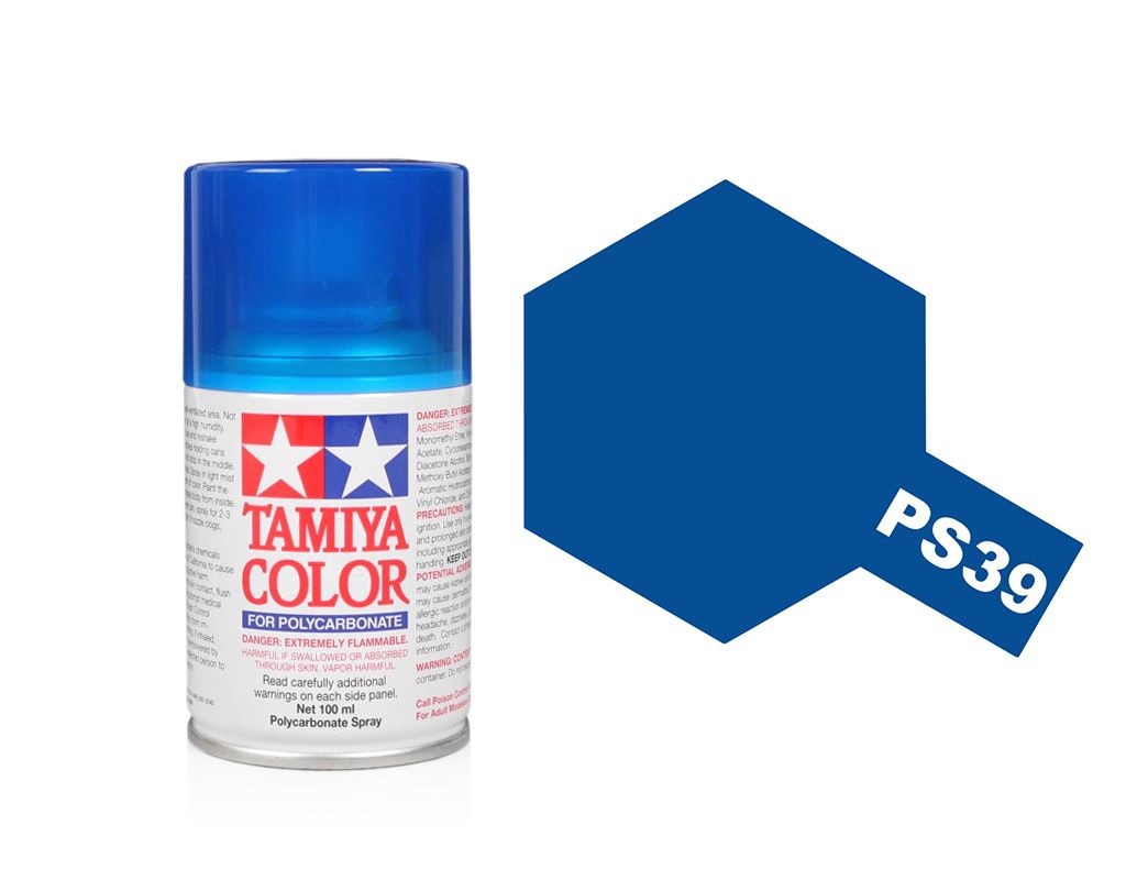 Tamiya Polycarbonate Spray Paint (100ml) - Translucent Light Blue