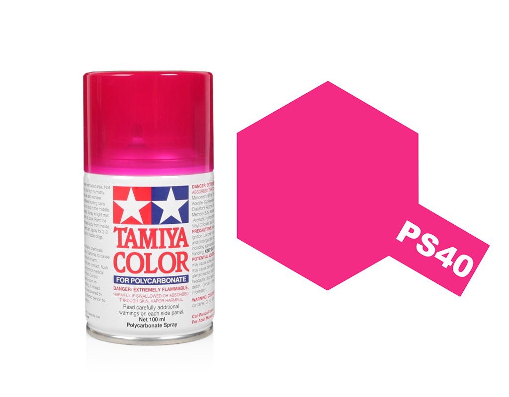 Tamiya Polycarbonate Spray Paint (100ml) - Translucent Pink