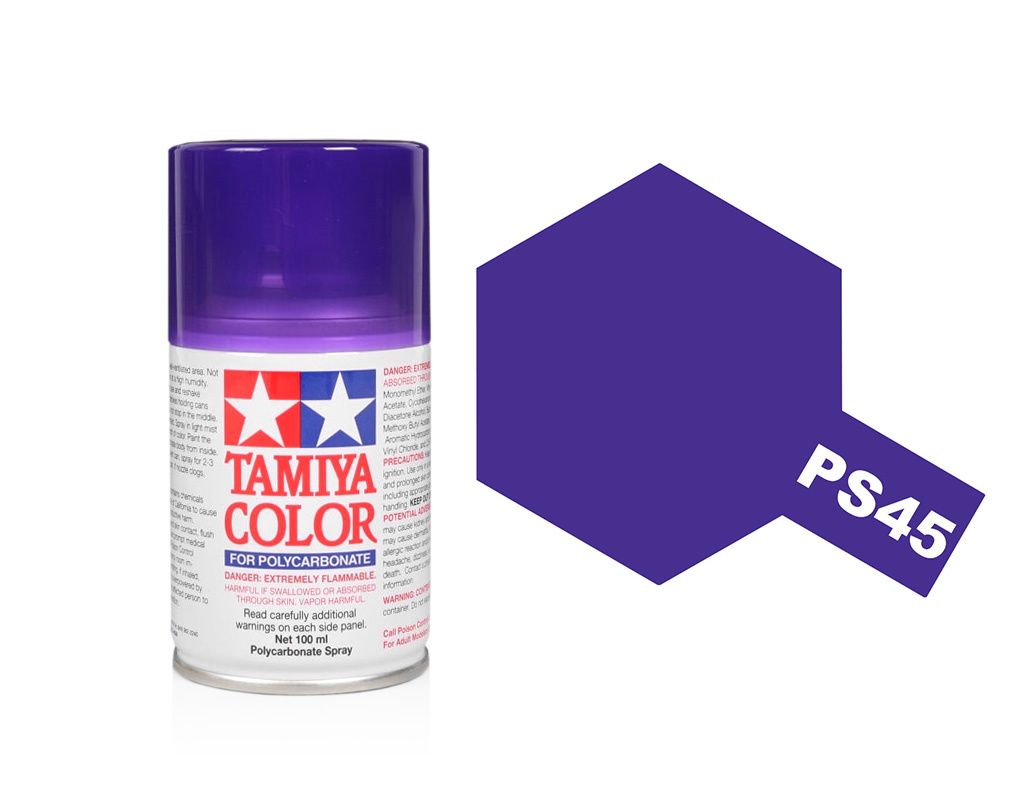 Tamiya Polycarbonate Spray Paint (100ml) - Translucent Purple