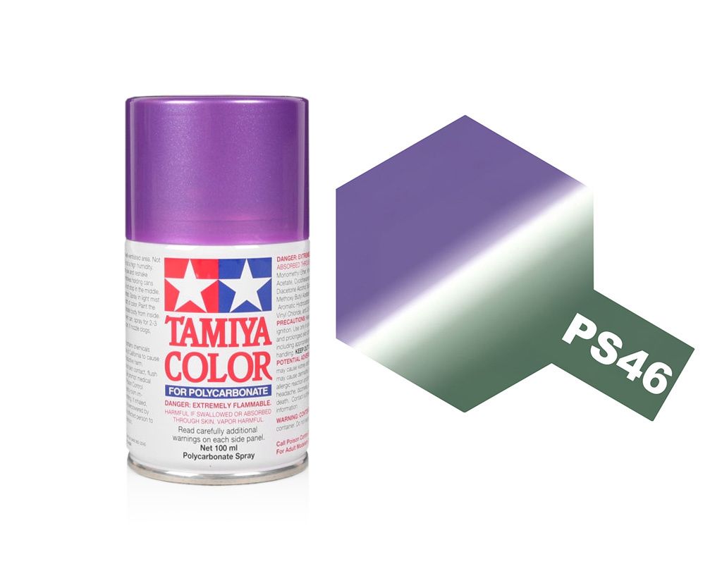 Tamiya Polycarbonate Spray Paint (100ml) - Iridescent Purple/Green