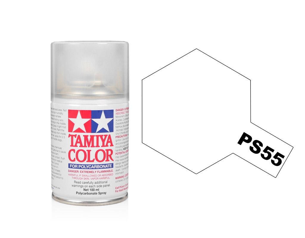 Tamiya Polycarbonate Spray Paint (100ml) - Flat Clear