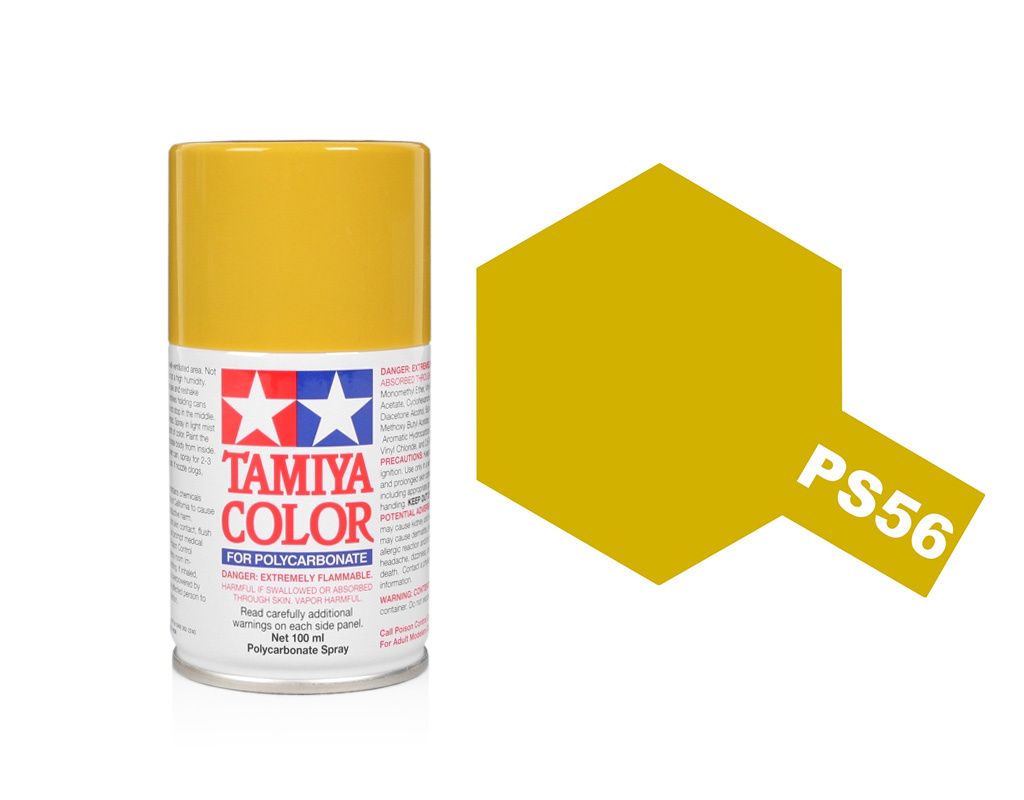 Tamiya Polycarbonate Spray Paint (100ml) - Mustard Yellow