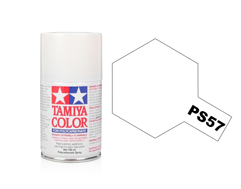 Tamiya Polycarbonate Spray Paint (100ml) - Pearl White