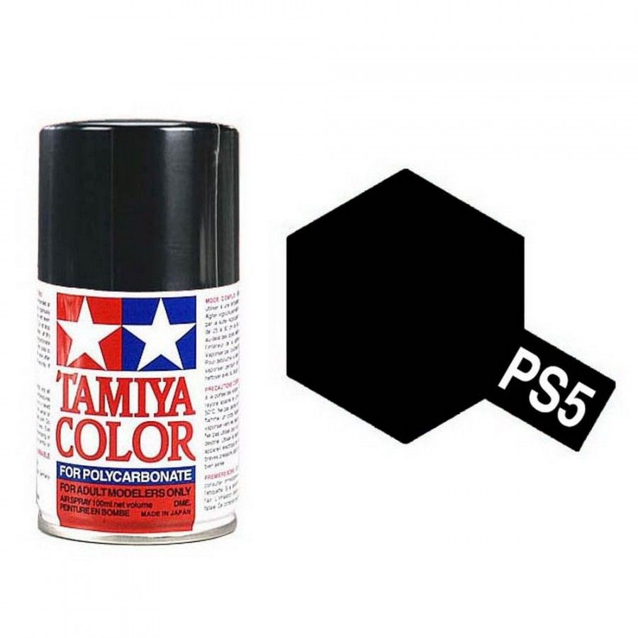 Tamiya Black Polycarbonate Spray Paint 
