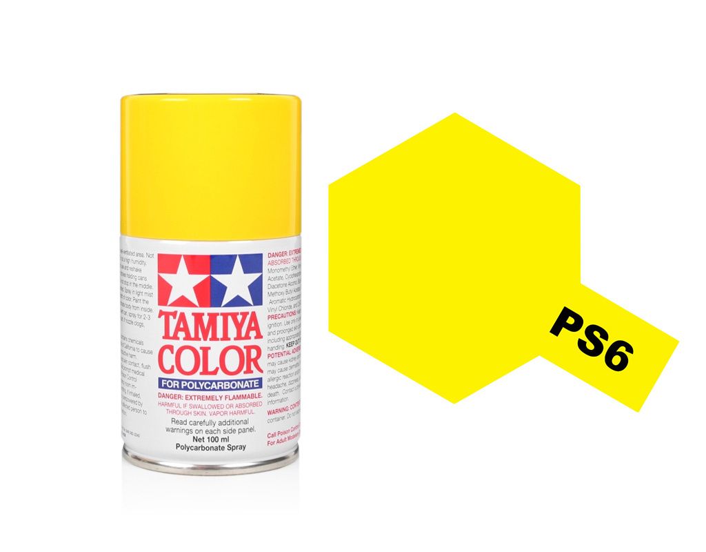 Tamiya Polycarbonate Spray Paint (100ml) - Yellow