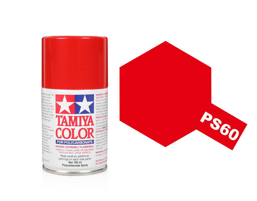 Tamiya Polycarbonate Spray Paint (100ml) - Bright Mica Red