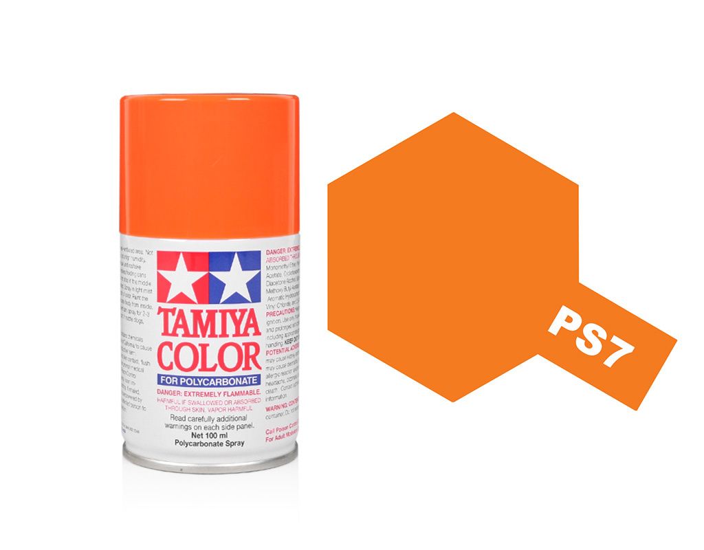 Tamiya Polycarbonate Spray Paint (100ml) - Orange
