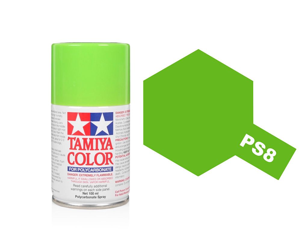Tamiya Polycarbonate Spray Paint (100ml) - Light Green