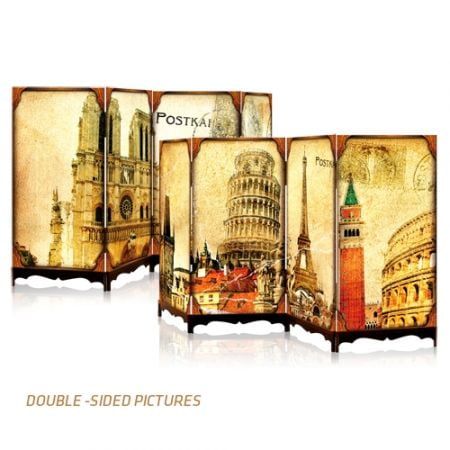 Famous Architectures Double Sided Jigsaw Screen