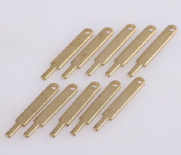 Flat Railing Stanchions 1 Hole 15mm 10pcs
