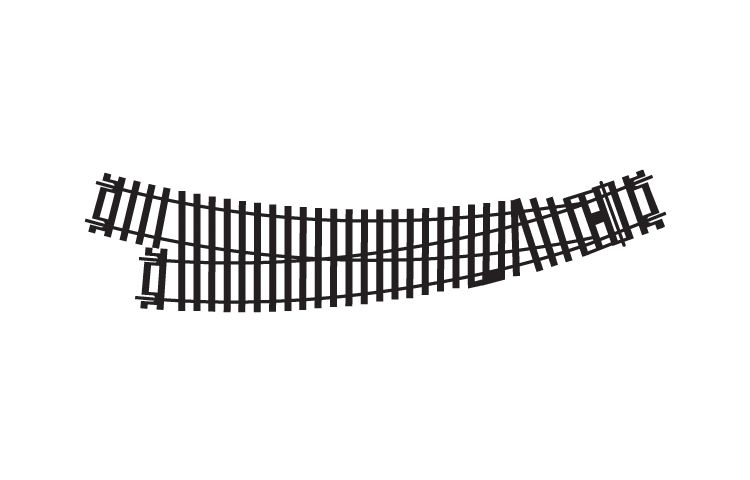 Hornby Right Hand Curved Point OO Gauge