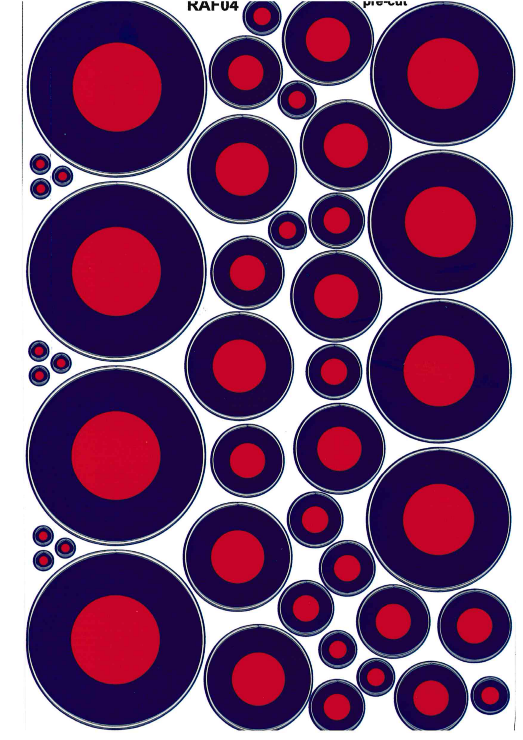 RAF Roundels low vis (Blue, Red)