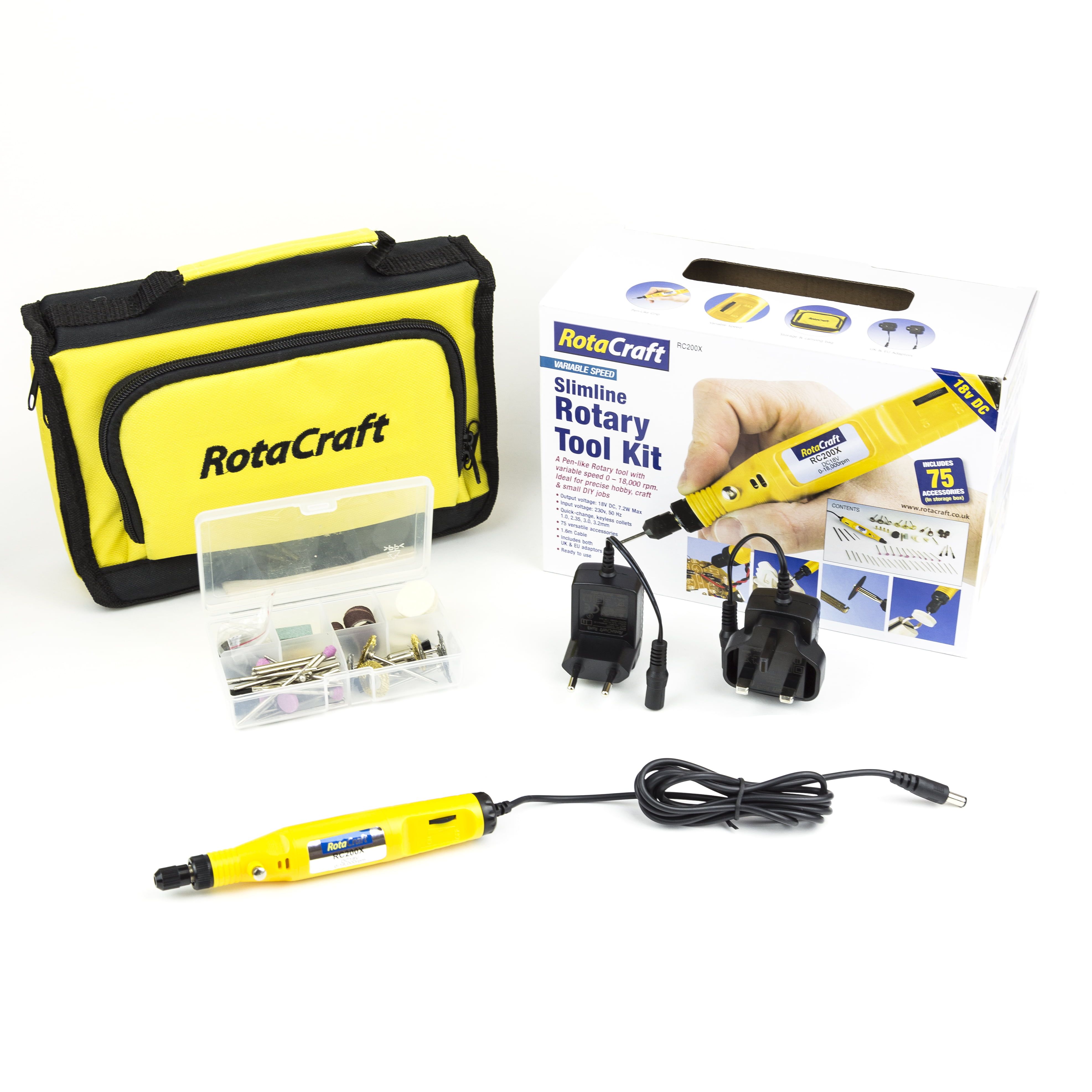 Rotacraft Engraving and Rotary Tool Kit RC200X Hobbies