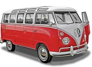 Revell 1/24 Scale VW Volkswagen T1 Samba Bus Model Kit