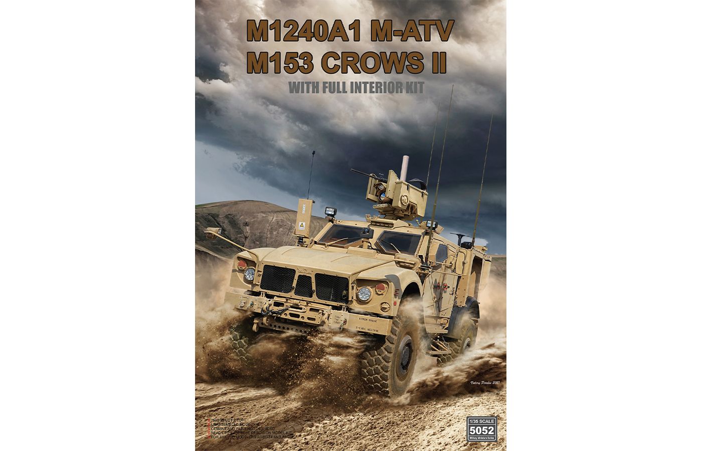 Rye Field Model 1/35 Scale M1240A1 M-ATV M153 Crows II Model Kit