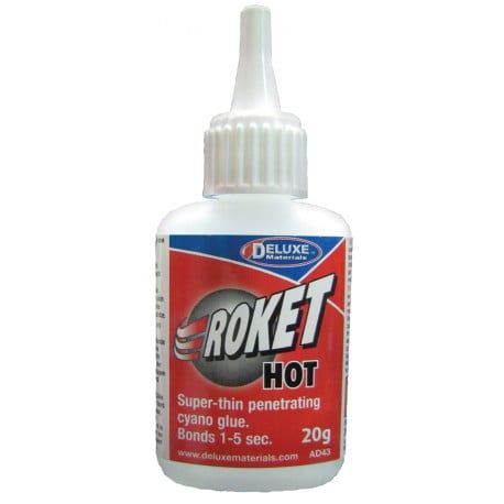 Deluxe Materials Roket Hot Cyanoacrylate Super Glue