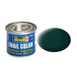Revell Enamel Solid Matt Paint - Black Green