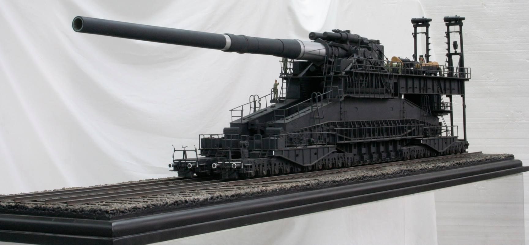 Sora Art 1/35 Scale Dora 80cm WWII German Super Heavy Railway Gun Model Kit