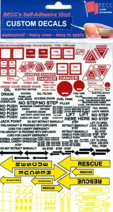 Standard Aircraft Warnings