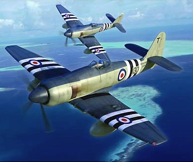 Trumpeter 1/48 Scale Hawker Sea Fury FB.II Model Kit