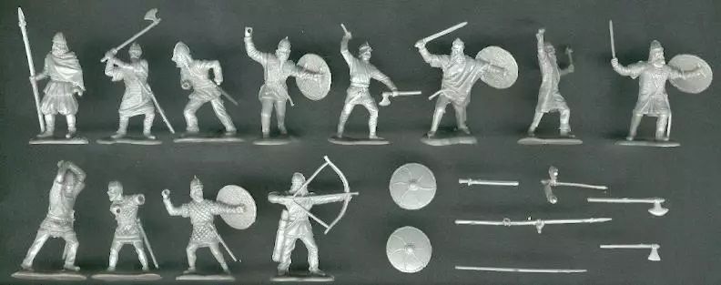 Emhar 1/72 Scale Viking Warriors - 50 Figures