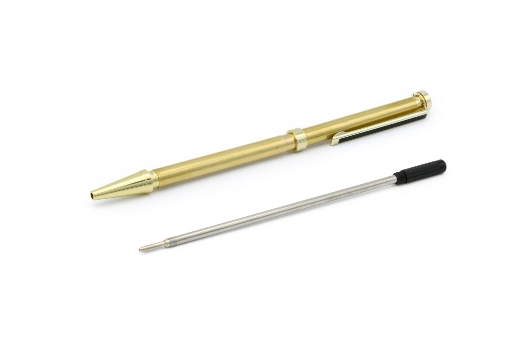 Rotur Standard 7mm Gold Twist Pen Pack of 5