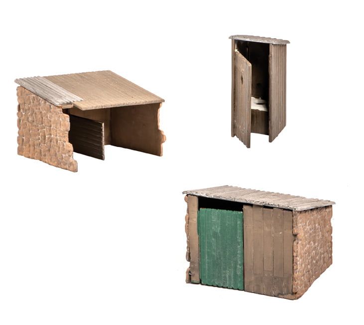 Peco GrottyHhuts & Privy OO Gauge