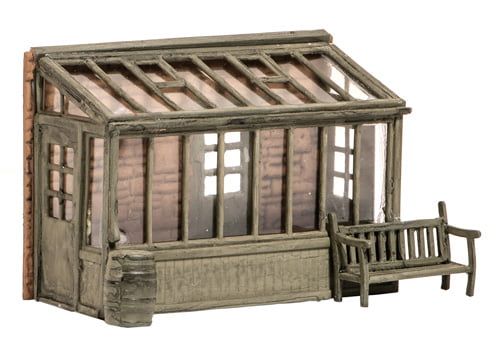 Peco Consevatory & Garden Seat & Water Butt OO Gauge
