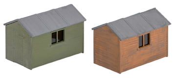 Peco Garden Sheds Timber Type (2) OO Gauge