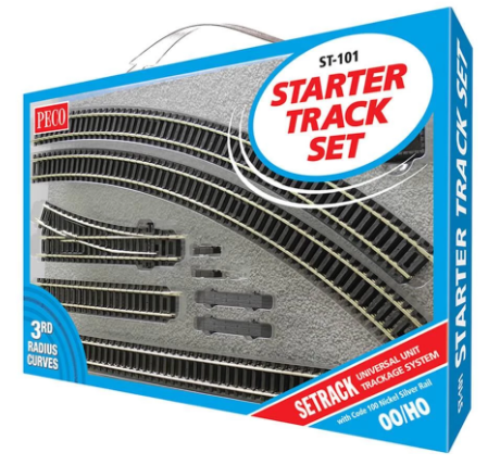 Peco Setrack Starter Track Set 3rd Radius OO/HO Gauge