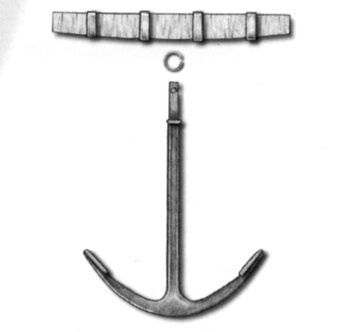 Stock Anchor Metal and Wood
