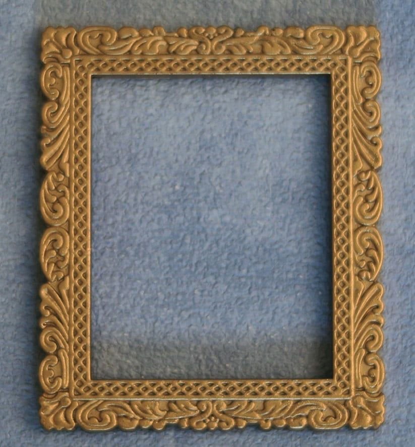 Ornate Metal Frame for 12th Scale Dolls House
