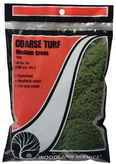 Woodland Scenics Medium Green Course Grass Turf