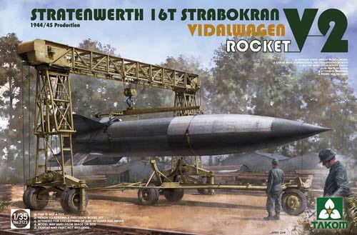 Takom 1/35 Scale WWII German V-2 Rocket Model Kit
