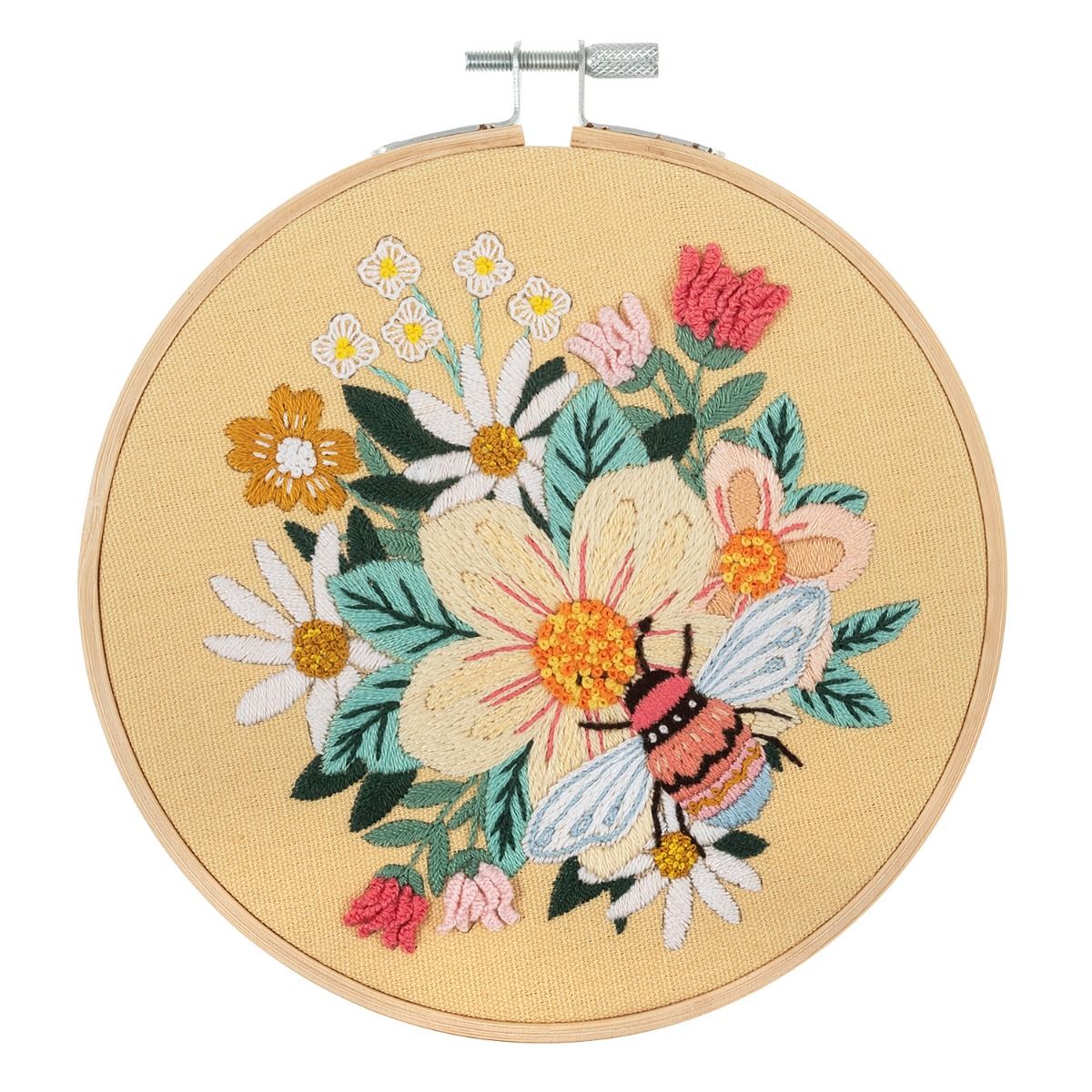 Trimits Buzzy Bee Embroidery Hoop Kit